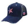 YOSHINORI KOTAKE DESIGN STAR 星条旗柄 DENIM MESH CAP INDIGO画像