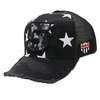 YOSHINORI KOTAKE DESIGN 5LOGO SILVER CAMO柄 STAR MESH CAP BLACK画像