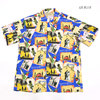 SUN SURF KEONI OF HAWAII S/S RAYON HAWAIIAN SHIRT "人生は楽園" BY TERUMI YOSHIDA SS38199画像