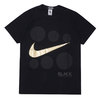 BLACK COMME des GARCONS × NIKE GOLD FOIL SIX DOT TEE BLACK画像