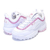 FILA DISRUPTOR 2 PRISM WHITE/PINK FS1HTB1801X-WPK画像