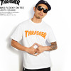 THRASHER MAG FLOCKY ON TEE -WHITE/ORANGE- TH8101SF画像