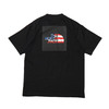THE NORTH FACE S/S NATIONAL FLAG SQUARE LOGO TEE BLACK USA NT31943-KU画像