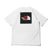 THE NORTH FACE S/S NATIONAL FLAG SQUARE LOGO TEE WHITE JAPAN NT31943-WJ画像
