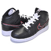 NIKE AIR JORDAN 1 MID SE(GS) black/black-white BQ6931-016画像