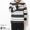 STUSSY Franklin Stripe L/S Crew 1140130画像
