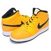 NIKE AIR JORDAN 1 MID(GS) university gold/black-white 554725-700画像