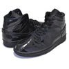 NIKE WMNS AIR JORDAN 1 MID black/black-black BQ6472-002画像