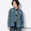 AVIREX DENIM WORK EMBROIDERY JACKET 6292048画像