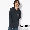 AVIREX HONEY COMB WAFFLE HOODED T-SHIRT 6193556画像