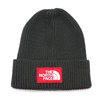 THE NORTH FACE LOGO BOX CUFFED BEANIE GREY画像