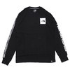 THE NORTH FACE L/S 92 RAGE HEAVYWEIGHT CREW BLACK WHITE画像