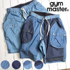 gym master ドロップポケットデニムショーツ G257653画像