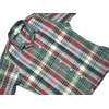 INDIVIDUALIZED SHIRTS SHORT SLEEVE ATHLETIC FIT CAMP COLLAR CHECK SHIRTS green multi画像