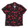Supreme 19SS Cherry Rayon S/S Shirt BLACK画像