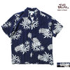 TWO PALMS RAYON ALOHA SHIRTS PINE MADE IN USA画像