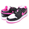 NIKE AIR JORDAN 1 LOW(GS) black/hyper pink-white 554723-061画像