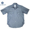 POST OVERALLS 2214S S/S E-Z CRUZ DOBBY CHAMBRAY SHIRT indigo画像
