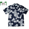 TWO PALMS UKULELE COTTON HAWAIIAN SHIRTS navy画像