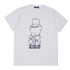 UNDERCOVER W.A.T.M BEAR TEE WHITE画像