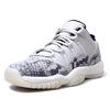 NIKE AIR JORDAN 11 RETRO LOW LE GS "SNAKESKIN" L.BGE/BLK/NAT CD6847-002画像