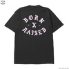 BORN X RAISED ROCKER TEE (VINTAGE BLACK) 32601画像
