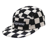 Supreme 19SS Checkerboard Boucle Camp Cap BLACK画像