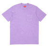 Supreme 19SS Overdyed Pocket Tee PURPLE画像