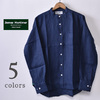 James Mortimer BAND COLLAR SHIRTS IRISH LINEN画像