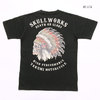 CROWS × SKULL WORKS コラボTシャツ 藤代拓海モデル "インディアンスカル" SCW-1140画像