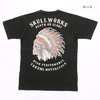 CROWS &times; SKULL WORKS コラボTシャツ 藤代拓海モデル "インディアンスカル" SCW-1140画像