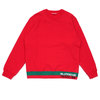 Supreme 19SS Rib Stripe Crewneck RED画像