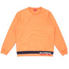 Supreme 19SS Rib Stripe Crewneck PALE ORANGE画像