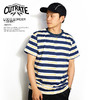 CUTRATE LOGO BORDER T-SHIRT -NAVY-画像