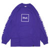 HUF 19SS DOMESTIC BOX L/S TEE VIOLET画像