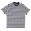 Supreme 19SS Logo Stripe S/S Top BLACK画像