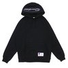 Supreme 19SS Champion Outline Hooded Sweatshirt BLACK画像