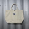 PORT CANVAS clipper tote double bottom solid natural画像