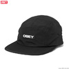 OBEY DEPOT 5 PANEL HAT (BLACK)画像
