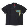 Supreme 19SS The Persistence of Memory Silk S/S Shirt BLACK画像
