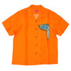 Supreme 19SS The Persistence of Memory Silk S/S Shirt ORANGE画像
