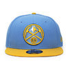 NEW ERA DENVER NUGGETS SNAPBACK LT.BLUE GOLD NR70353434画像