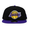 NEW ERA LOS ANGELES LAKERS SNAPBACK BLACK PURPLE NR70353517画像