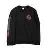 NUMBERS N.E. - FLEECE CREW BLACK画像