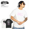 DOUBLE STEAL BLACK TRIPLE GIRL T-SHIRT 993-15208画像