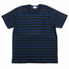 BURGUS PLUS Heavy Weight Indigo Tee Stripe Indigo HBP-018画像