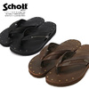 Schott LEATHER RIDERS ZIP SANDAL 409519101画像