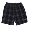 Supreme 19SS Plaid Velour Short BLACK画像