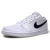 NIKE AIR JORDAN 1 LOW WHITE/OBSIDIAN-WHITE/BLANC/BLANC/OBSIDIENNE 553558-114画像