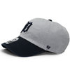 '47 Brand DETROIT TIGERS CLEAN UP STRAPBACK CAP GREY NAVY B-RGWTT09GWSNL-GY画像